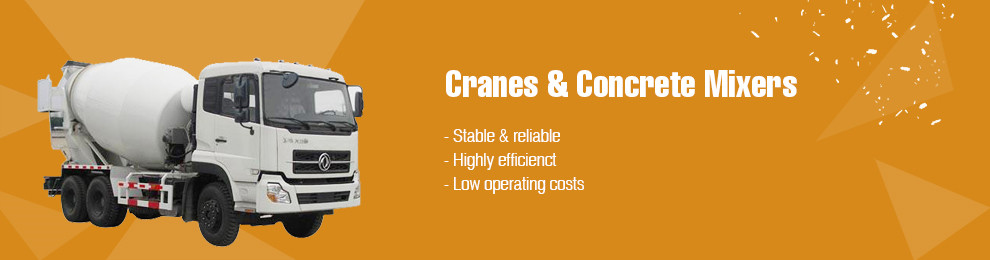 Cranes & Concrete Mixers