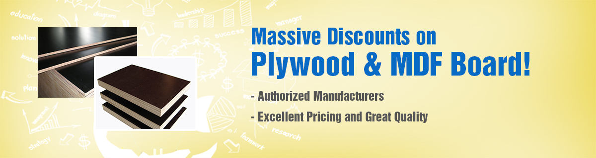 Massive Discounts on Plywood & MDF Board
