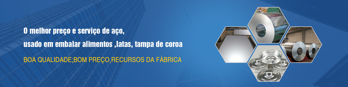 O melhor preço e serviço de aço, usado em embalar alimentos ,latas, tampa de coroa